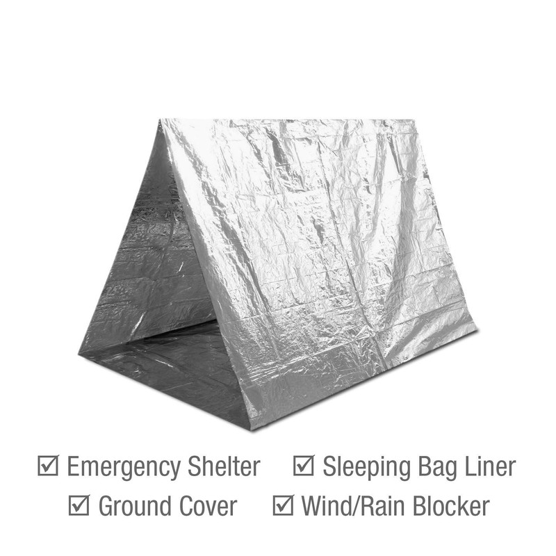 Swiss Safe 4 Pack Mylar Emergency Blankets for Survival -