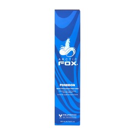 ARCTIC FOX 100% Vegan & Cruelty Free Vibrant Semi Permanent Hair Colour Dye - Poseidon 165 ml E