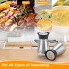 Accmor Salt and Pepper Shakers Set, 4 oz Stainless Steel