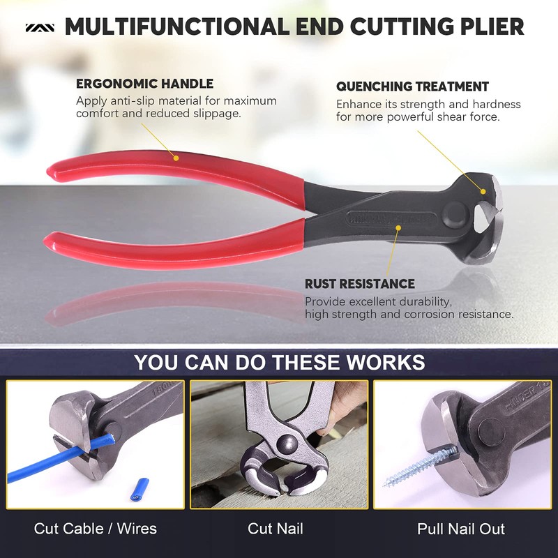Mardatt 4Pcs Nail Puller and Staple Remover Tool Set, 7"