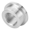Aluminum Bung Flange,Weld On Flange Fitting Bung NPT Female Aluminum