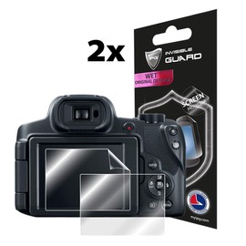 IPG for Canon POWERSHOT SX70HS (2 Units) Screen Protector Skin Lifetime Replacement Warranty Invisible Protective HD Clear Guard - Smooth/Bubble -Free
