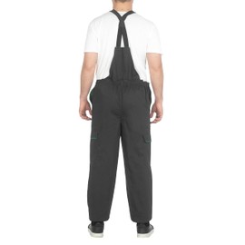 C.B.F. Balducci Group Work Dungarees with More Pockets, grey/green, XL