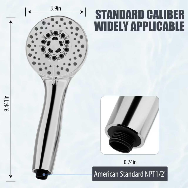 Cosuro High Pressure Shower Head with Powerful Shower Spray &