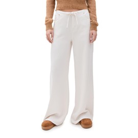 Splendid Women's Lounge Denim Pants, Moonstone, White, M