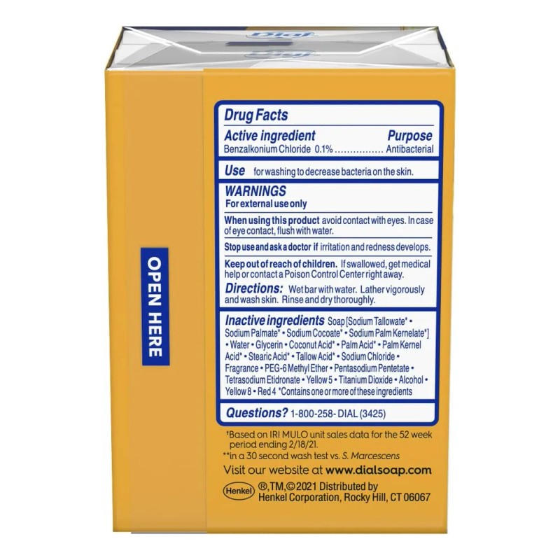Desodorante Antibacteriano Soap Dial Gold, 180 Ml, Paquete D