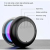 Waterproof Shower Bluetooth Speaker with Color Changing Light