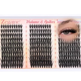 Spikes Lash Clusters Curly False Eyelashes Clusters
