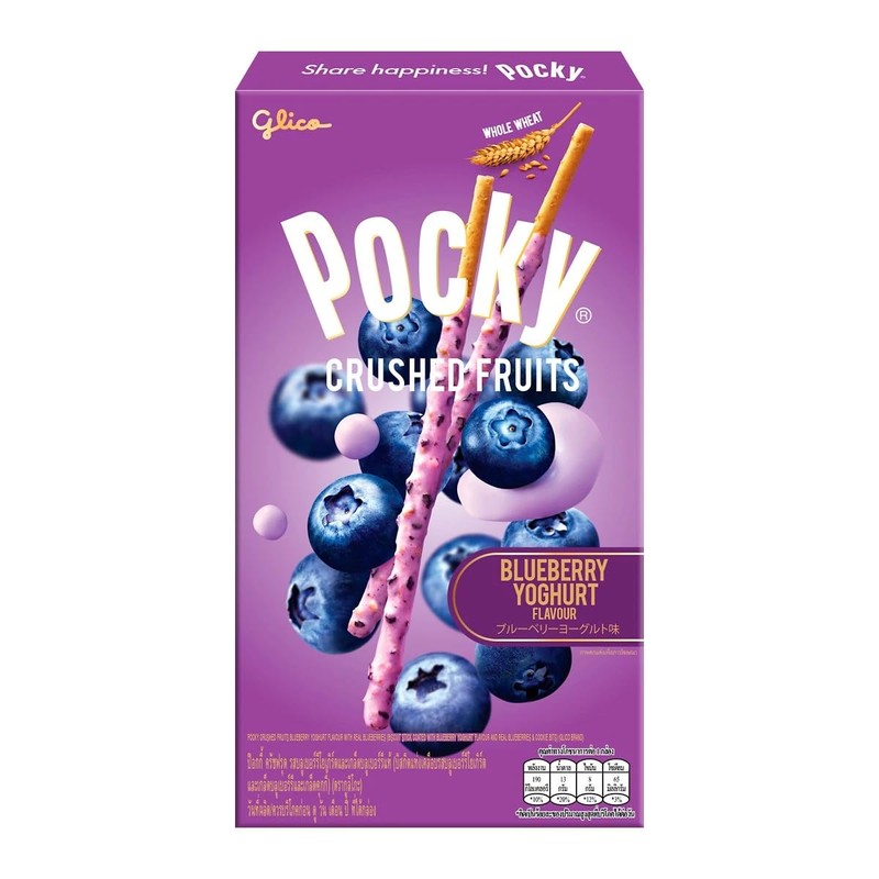 Pocky Crushed Fruits (Pack of Two) - Strawberry Peach Yoghurt