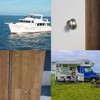 LENKRAD 6 PCS Push Button Latch Cabinet Door Catch Keyless