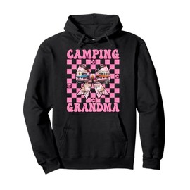 Camping Grandma RV Camping Camper Motorhome Nana Coquette Pullover Hoodie