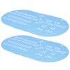 2 Sets Warning Wall Sticker Public Places Warning Sign for