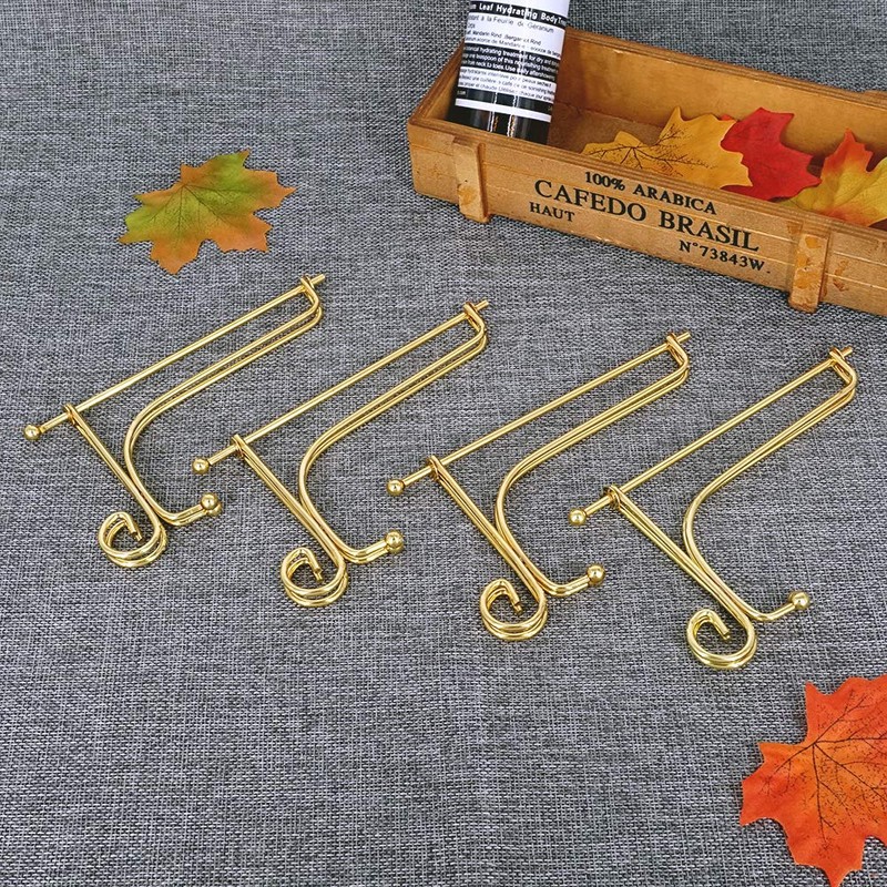 LIONWEI LIONWELI 6 Inch Gold Iron Plate Stand Holder Easel