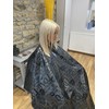 Kobe Professional Hairdressing Black Hot Lips Print Salon Gown -