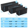 Cable Management Box, 3 Pack Cord Organizer Boxes with 33