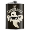 My Favorite Spirit 8 Oz Stainless Steel Hip Flask for