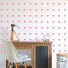 2inchx100 Pieces DIY Heart Wall Decal Vinyl Sticker for Baby