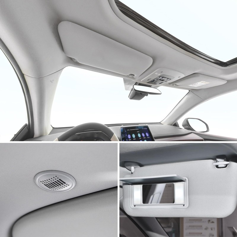 Babnecl Auto Headliner Fabric 96" L × 60" W Mesh