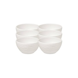 Villeroy & Boch Manufacture Rock Blanc Dip Bowl 8 cm Set 6