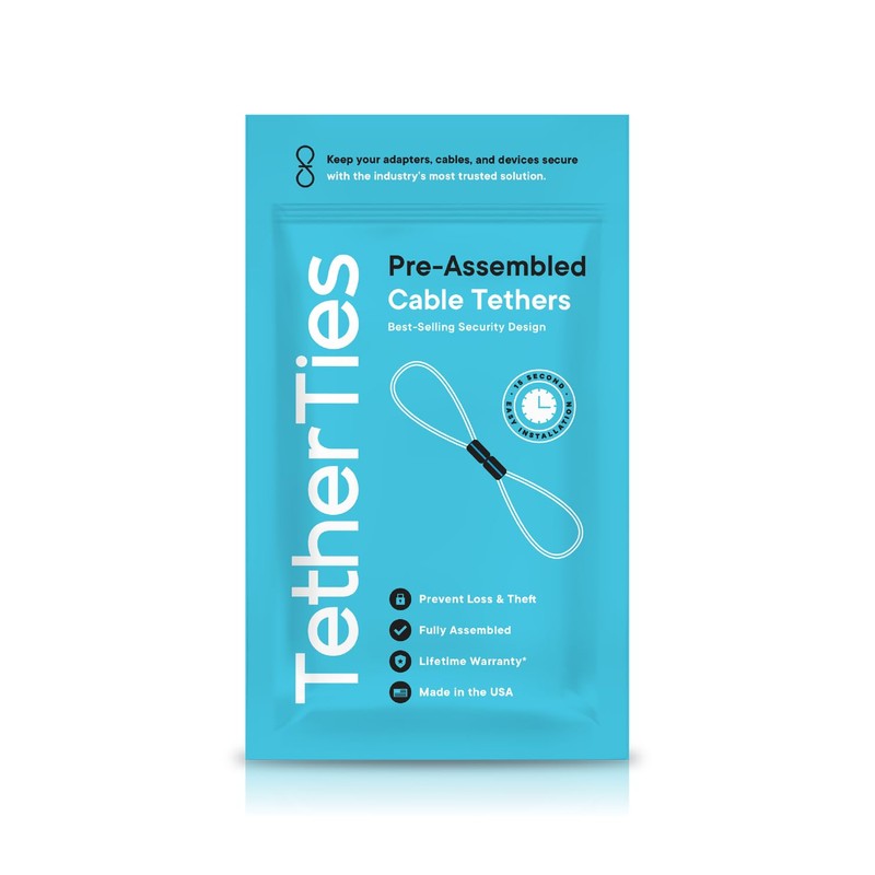 TetherTies Heavy Duty Cable Lock: A Tamper-Resistant, Pre-assembled Stainless Cable