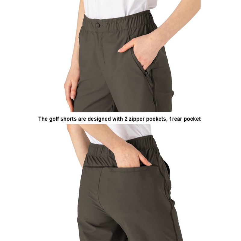YSENTO Womens Walking Hiking Shorts Lightweight Golf Quick Dry Stretch