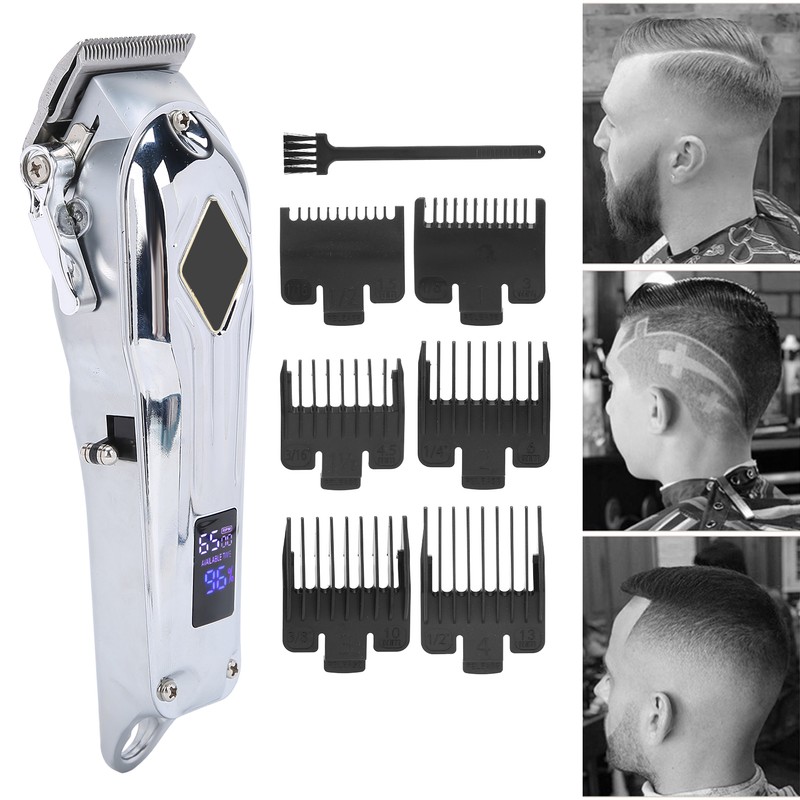 Professional Electric Hair Clipper LED Display Hair Trimmer Cutting Machine
