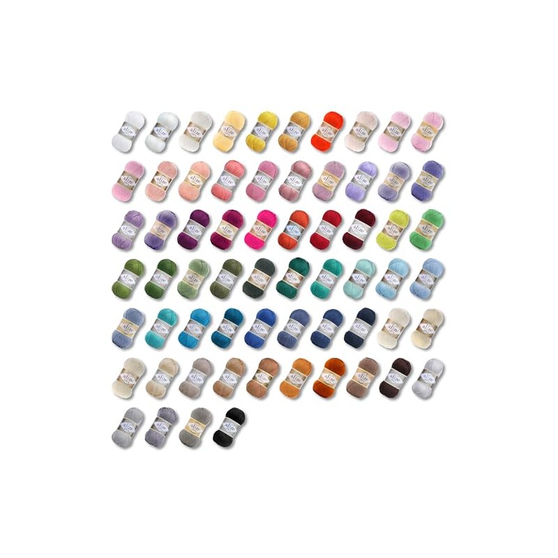 Frida's Wollhaus Alize 100 g Diva Wool Knitting Crochet Microfibre