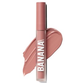 Banana Beauty Semi Matte Xoxo Liquid Lipstick with 10 Hours Hold - Lipstick for Full Lips - Protection Against Drying Out & Intense Volume - Matte Lipstick with Dusky Pink Undertone