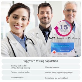 Helicobacter Pylori Test Kits, H. Pylori，h. Pylori 10-15 Minutes of Quick Home Testing, The Result is Highly Accurate, Easy to Read and use…