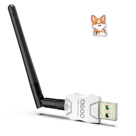 Class 1 Long Range Bluetooth Adapter for PC, QGOO USB Bluetooth Adapter for PC 5.3+EDR, Bluetooth Dongle Bluetooth Receiver Support Windows10/8.1/8/7（white-011）