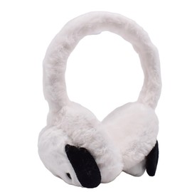 ZPSOSPZ Autumn And Winter Ladies Warm Ear Muffs, Anti-frostbite Windproof Ear Muffs, Super Soft And Comfortable Ear Muffs, White Animal Ear Muffs, Fluffy Warm And Cute Ear Muffs