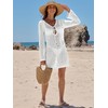 ANRABESS Beach Cover Ups for Women Crochet Swimsuit Bathing Suit