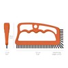 FUGINATOR® Grout Brush Orange/Grey for Cleaning Joints in Wall &