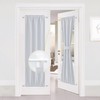 NICETOWN 2 Pack White Magnetic Curtain Rods for Metal Doors