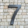 MOLVCE House Number, Anthracite, Stainless Steel, Height 20 cm, RAL