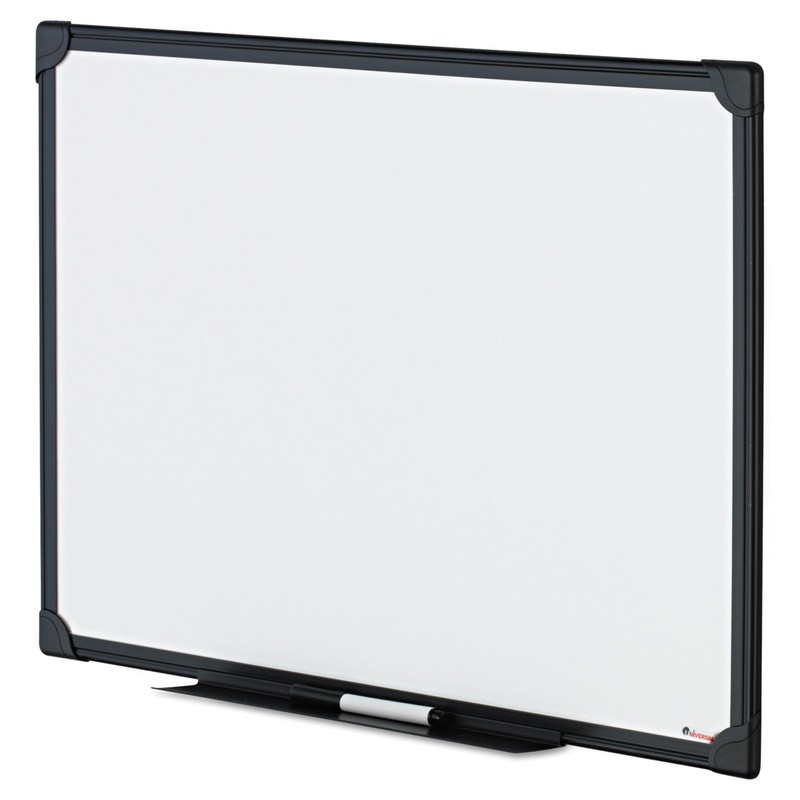 Universal One Sleek Easel Style Dry Erase Board, 24 x