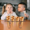 MAQUITA 2 Pcs Ice Cream Cone Baking Racks Cupcake Display