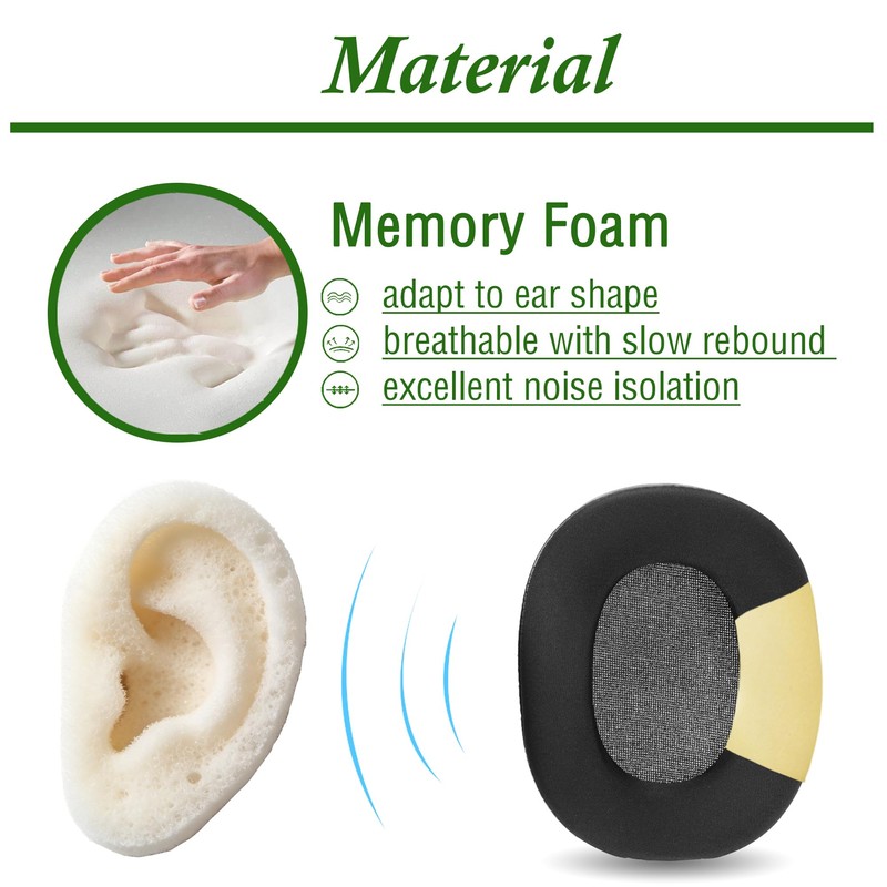 WH-1000XM6 Ear Pads Compatible with Sony WH-1000XM6