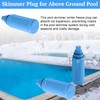 OJP Pool Skimmer Plug, Skimmer Winterization Plug for 1-1/2" &