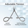 Multi-Use Locking Tweezers MIXTER Hemostat Forceps Half Serrated 6" Stainless