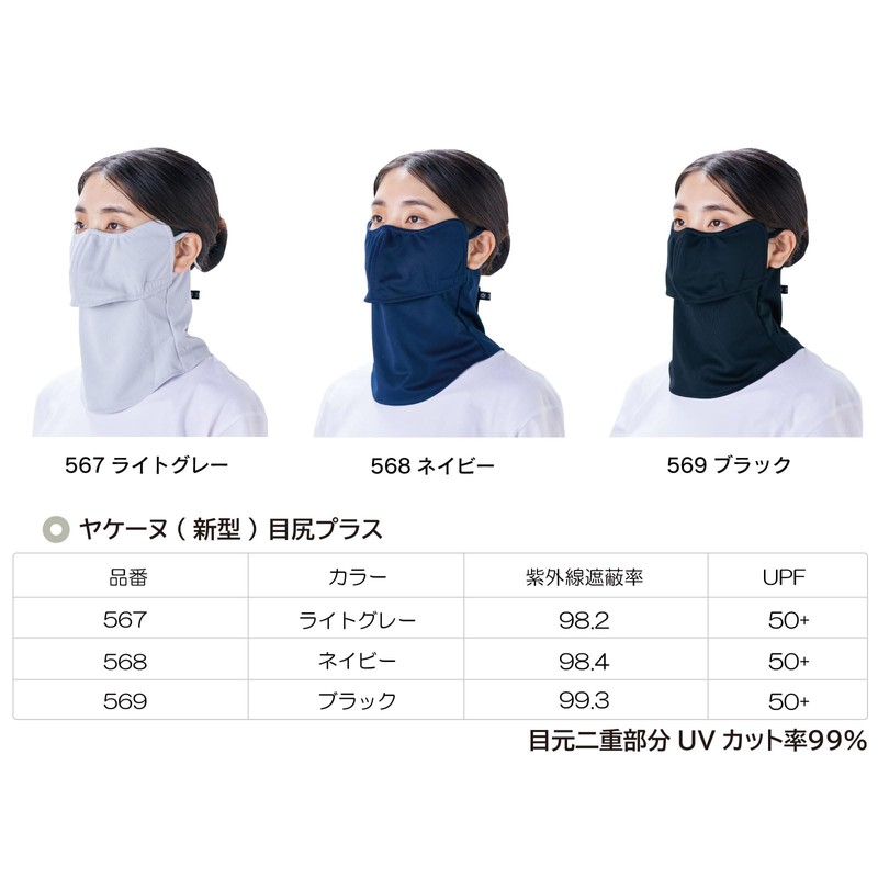 [YAKeNU UV CUT MASK] Sun Protection Face Cover Yakenu Eye