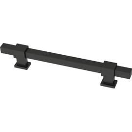 Franklin Brass Adjusta-Pull Square Bar (5-Pack) Adjustable Drawer Pulls/Cabinet Handles 1-3/8" to 6-5/16" Hole Center Matte Black Hardware Kitchen Door, Drawers, Dressers, Furniture P44368-FB-B