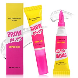 Professional Makeup Gel de Cejas, The Brow Glue, Estilizador de Cejas en Gel, Cabezal de Cepillo Incorporado, a Prueba de Sudor, Crea un Aspecto de Maquillaje Natural, 7ml