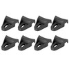 X AUTOHAUX 8pcs Black Car Subwoofer Speak Grill Clips Clamps