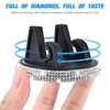 Bittwee Bling Car Phone Holder, Rhinestones 360° Adjustable Vehicle Center