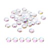 sourcing map Flat Back Round Acrylic Rhinestones,14mm Starry Sky Flatback