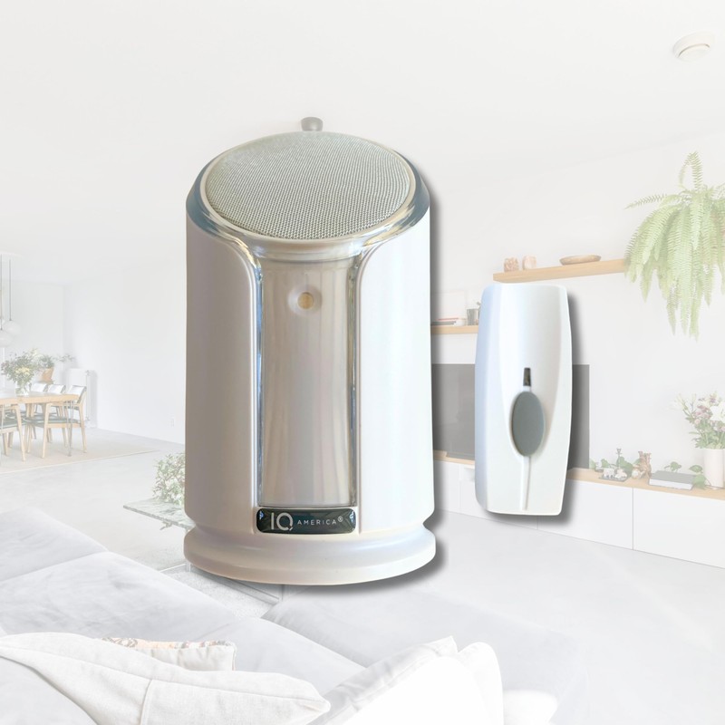 Battery Powered Wireless Portable Door Bell Chime with Visual Alert