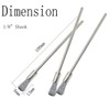 Luo ke 20 Pcs Extended Stainless Steel Cleaning End Brushes,