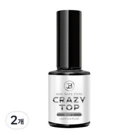 TIARA non-wipe crazy overlay top gel, soft, 14ml, 2 pcs / TIARA 논와이프 크레이지 오버레이 탑젤, 소프트, 14ml, 2개