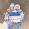 Sanrio Cinnamoroll Two Straws Drinking Water Bottle 760ml Capacity /